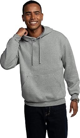 Fruit of the Loom Men's Eversoft Fleece Hoodies, Moisture Wicking & Breathable, Pullover Hooded Sweatshirt
